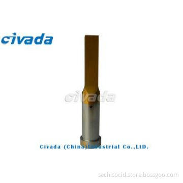 Square SKD11 steel punches 62 HRC Fibro R0.8 Polishing for